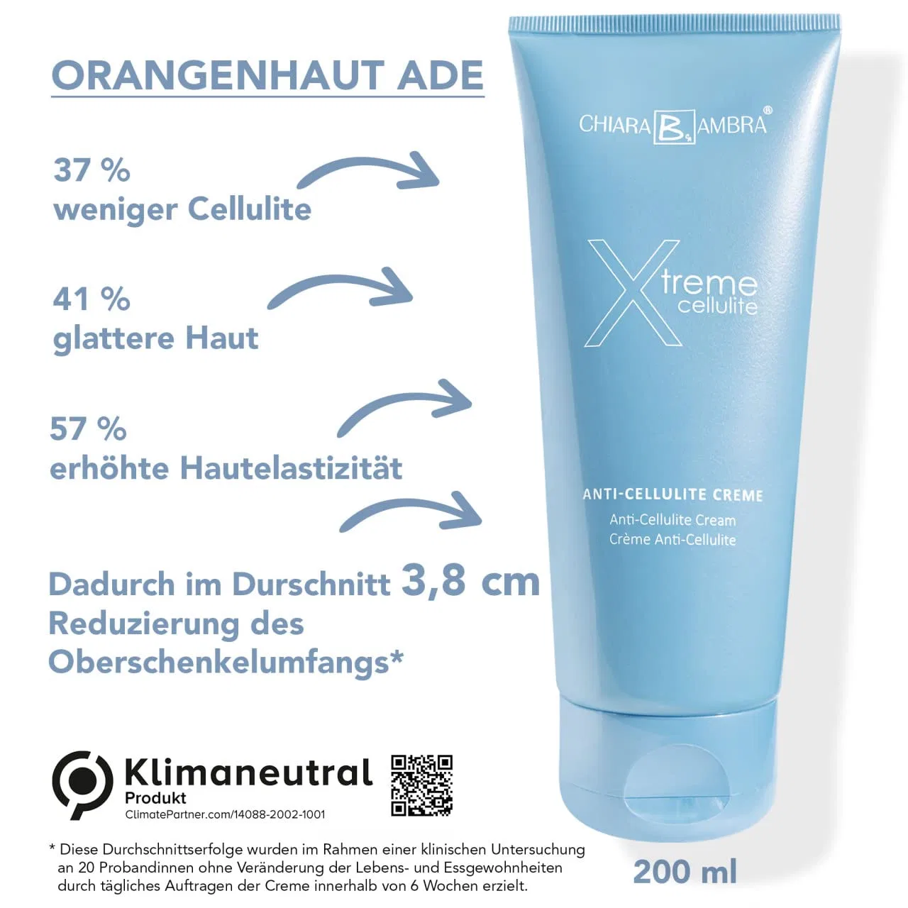 Крем антицеллюлитный «Xtreme Cellulite Cream» от CHIARA AMBRA Chiara Ambra — фото 4
