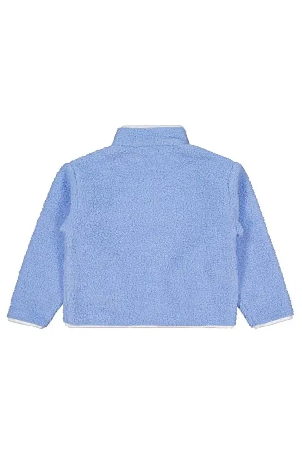 Детский вязаное кардиган с мандариновым воротником Civil Boys, Blue — фото 2