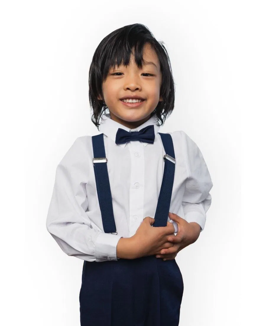 Детский костюм Barn Safari Linen из 4 предметов Peanut Butter Collection, Indigo — фото 3