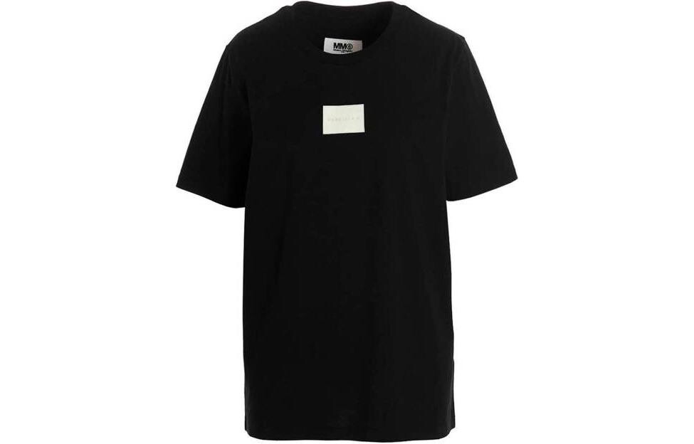 

Футболка Mm6 Maison Margiela с логотипом, черный