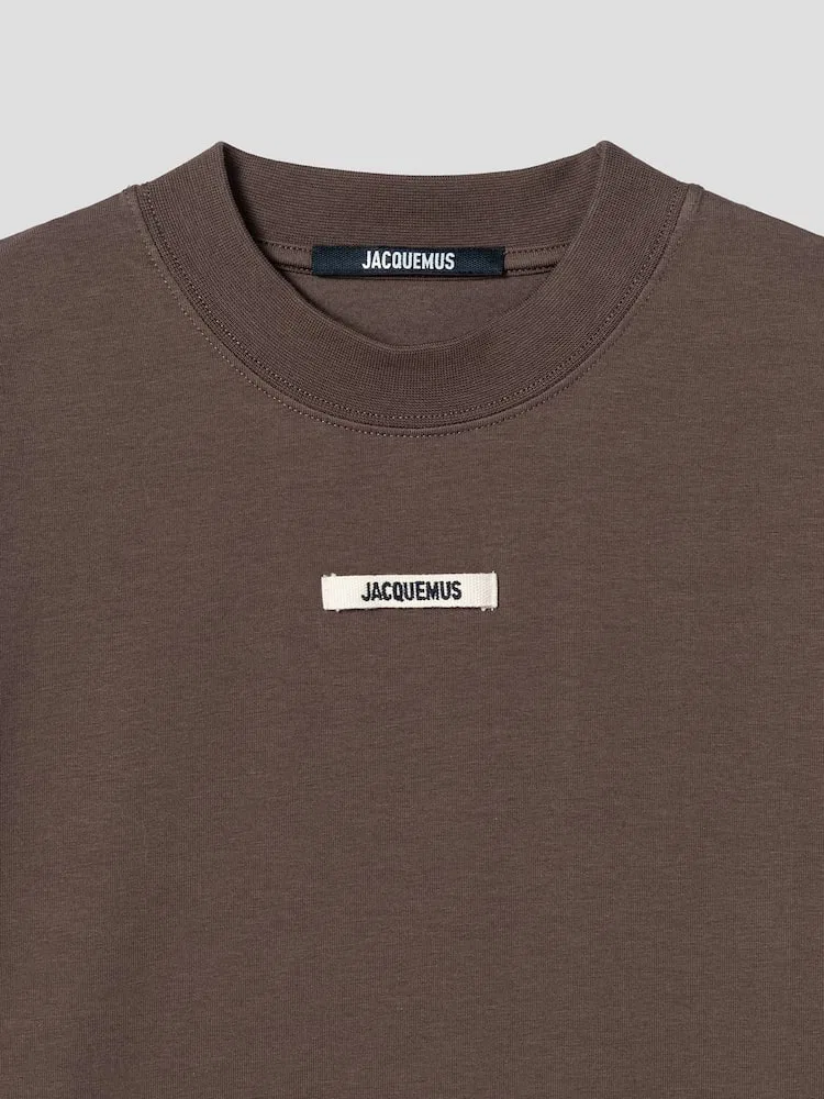 Футболка с логотипом JACQUEMUS, Dark Brown — фото 3