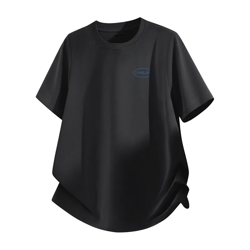 Детская футболка с принтом Ice Silk Tonlion, Черный