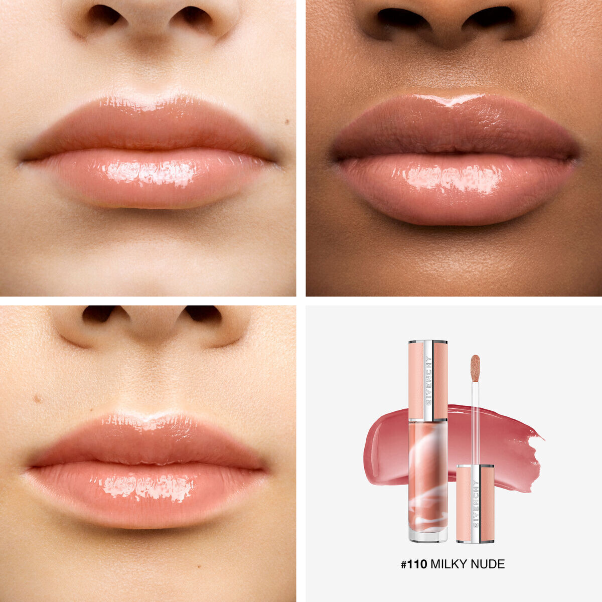 Жидкий бальзам для губ Givenchy Rose Perfecto, тон N110 Milky Nude — фото 4
