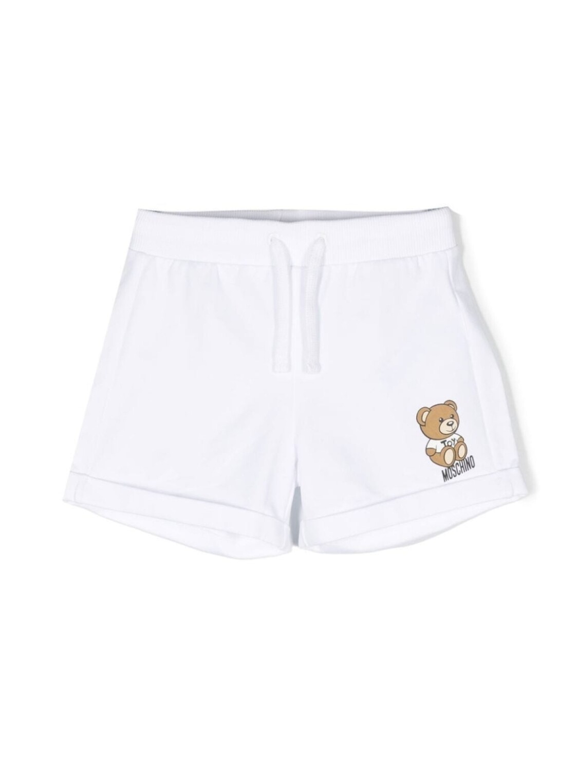 

Moschino Kids шорты с кулиской и принтом Teddy Bear, белый