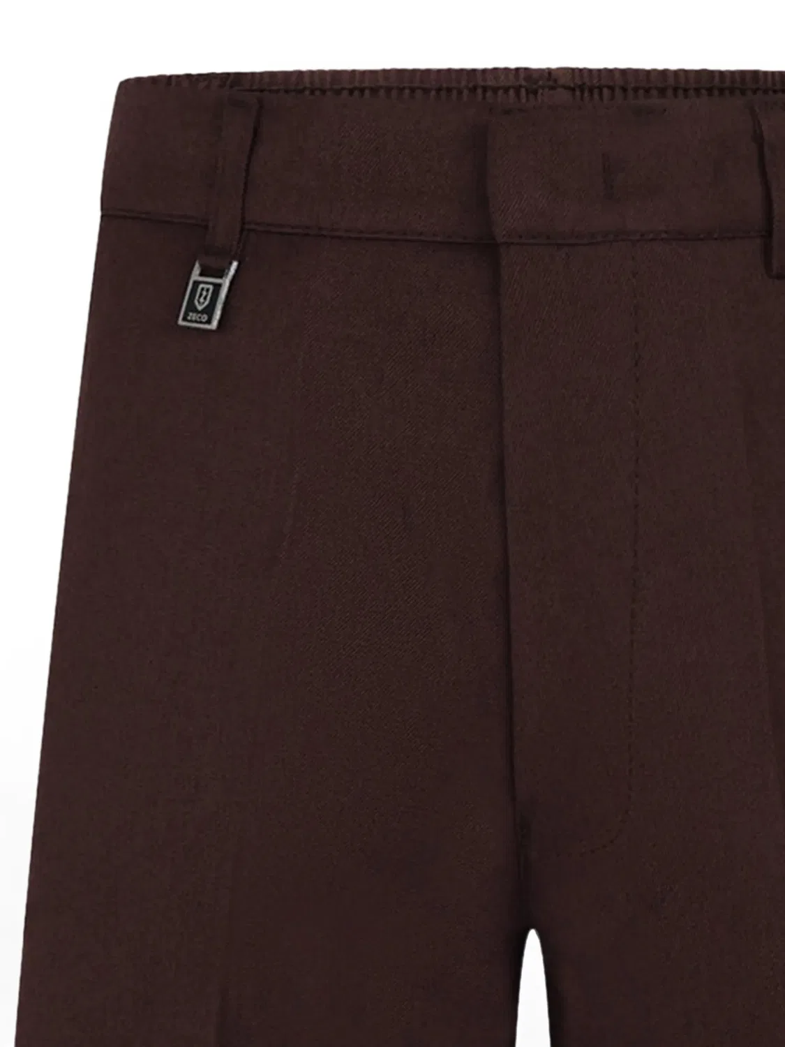 Шорты с эластичным поясом, коричневые Zeco Schoolwear, коричневый — фото 2