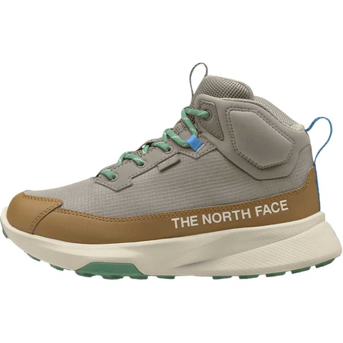 Детские походные ботинки для мальчиков водостойкие Fastpack II Mid WP The North Face, Stone Slab/Dimmed Algae
