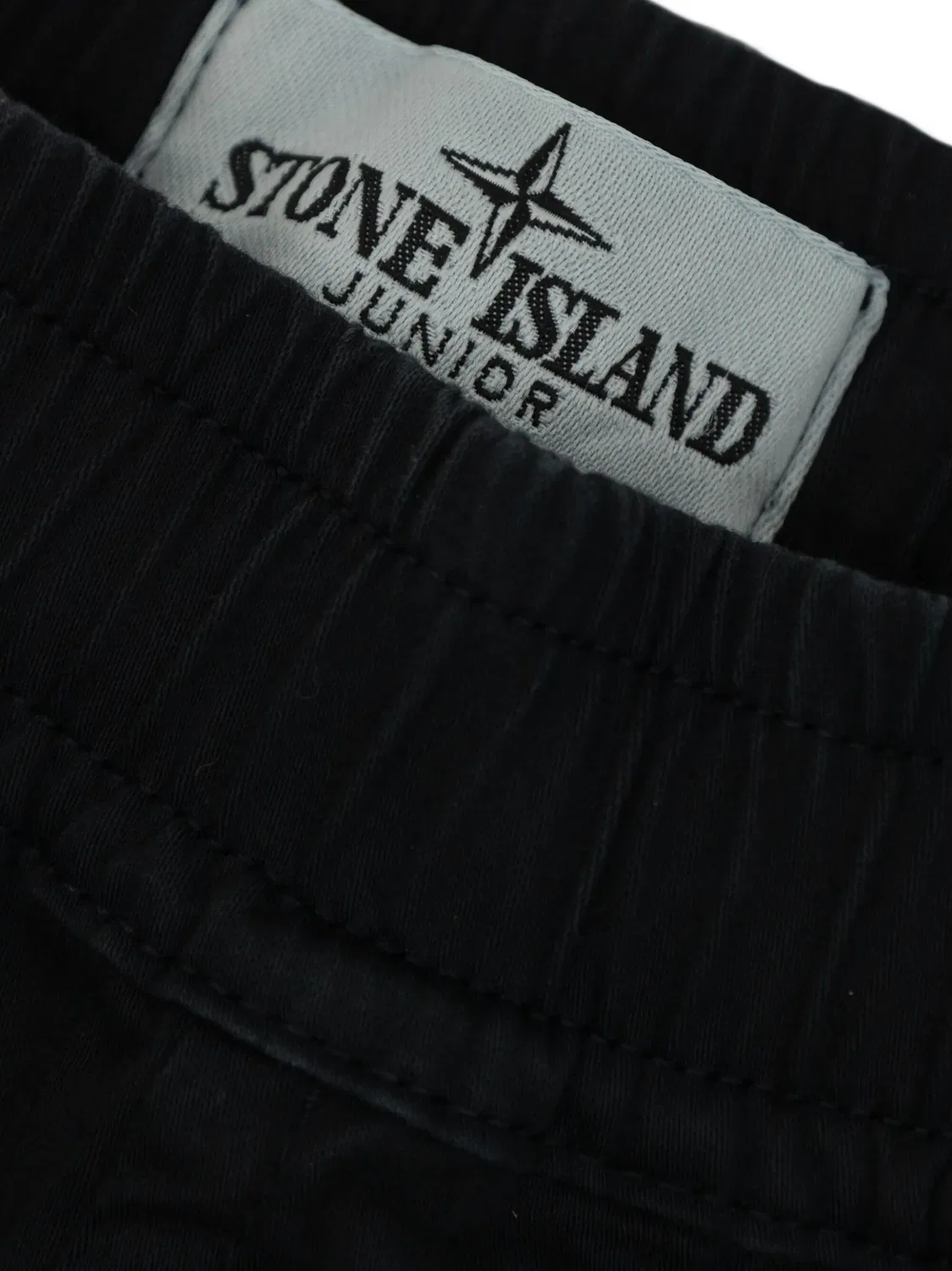 Stone Island Шорты для мальчиков из черного хлопка — фото 2