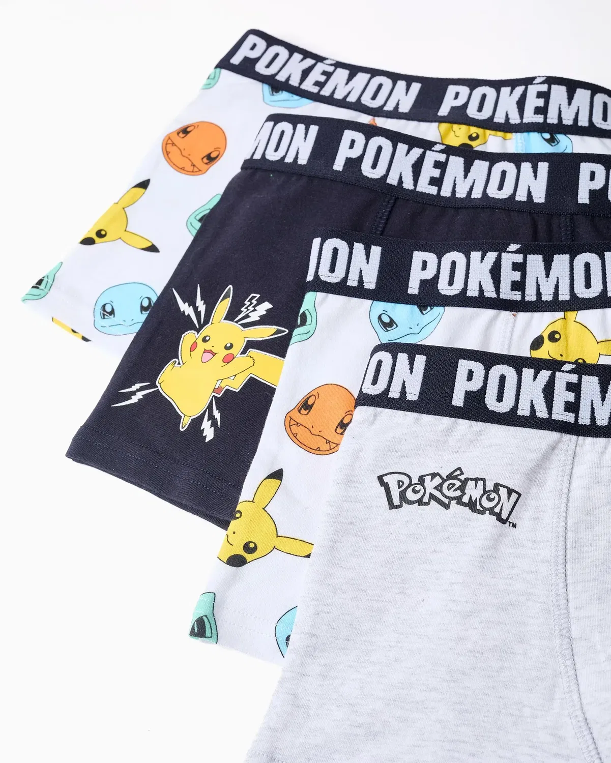 Детские боксеры для мальчиков с принтом Pokémon Zippy, Multicolor — фото 2