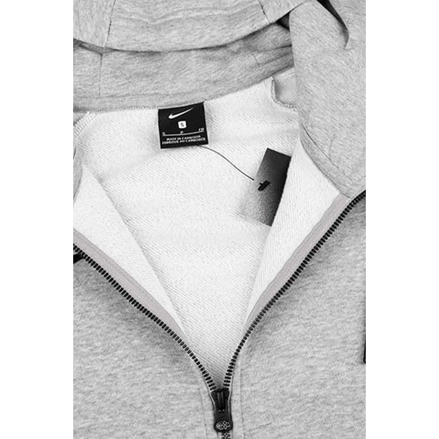Женский худи Nike Fleece Park20 FZ Hoodie, Серый — фото 2
