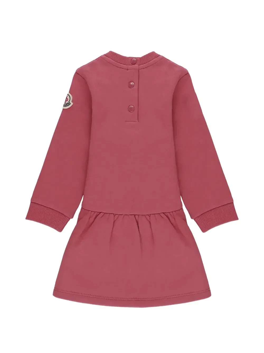 Платье с принтом Moncler Enfant, розовый — фото 2