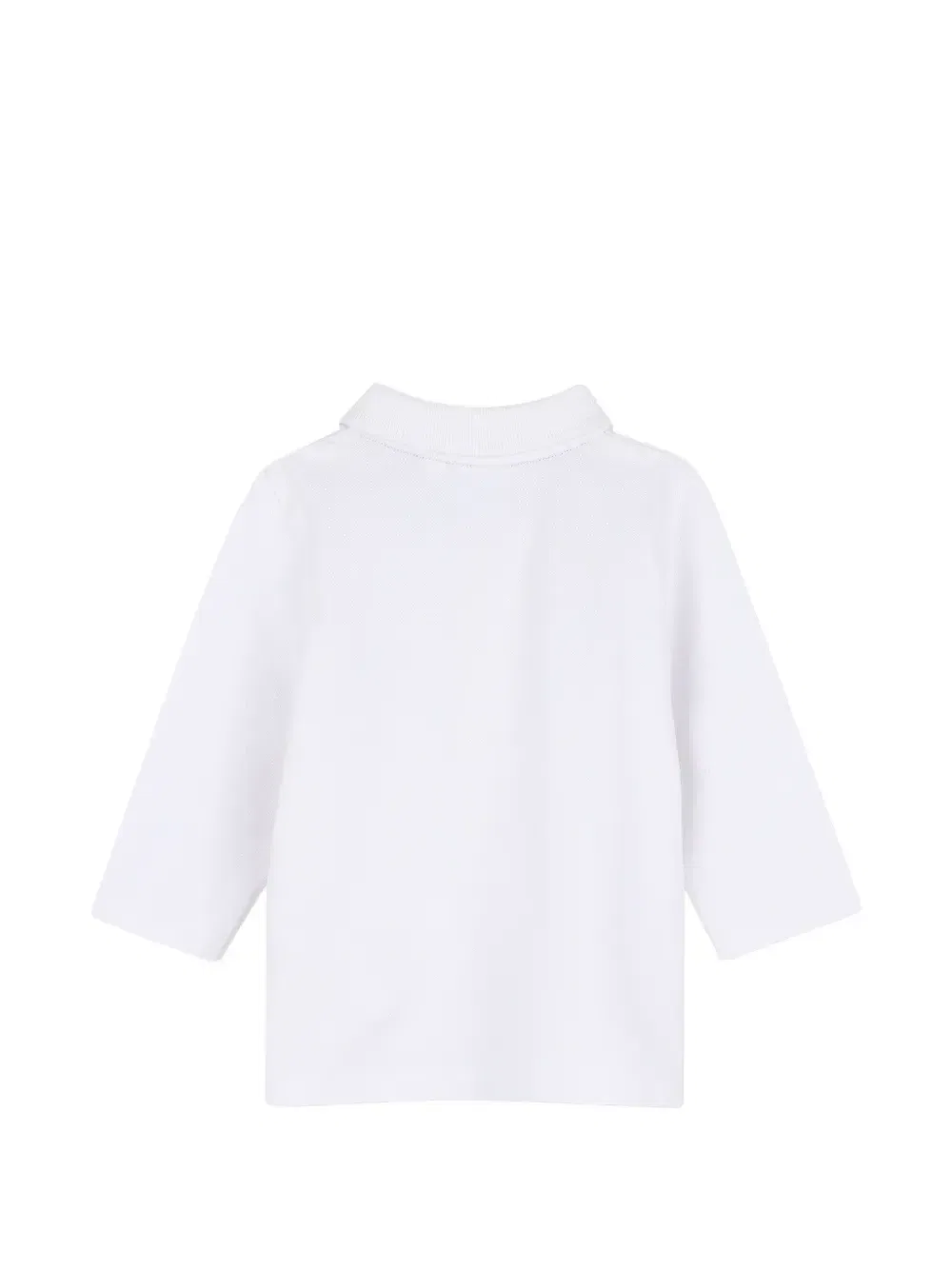 Рубашка поло с длинными рукавами и логотипом Boss Kidswear, белый — фото 2