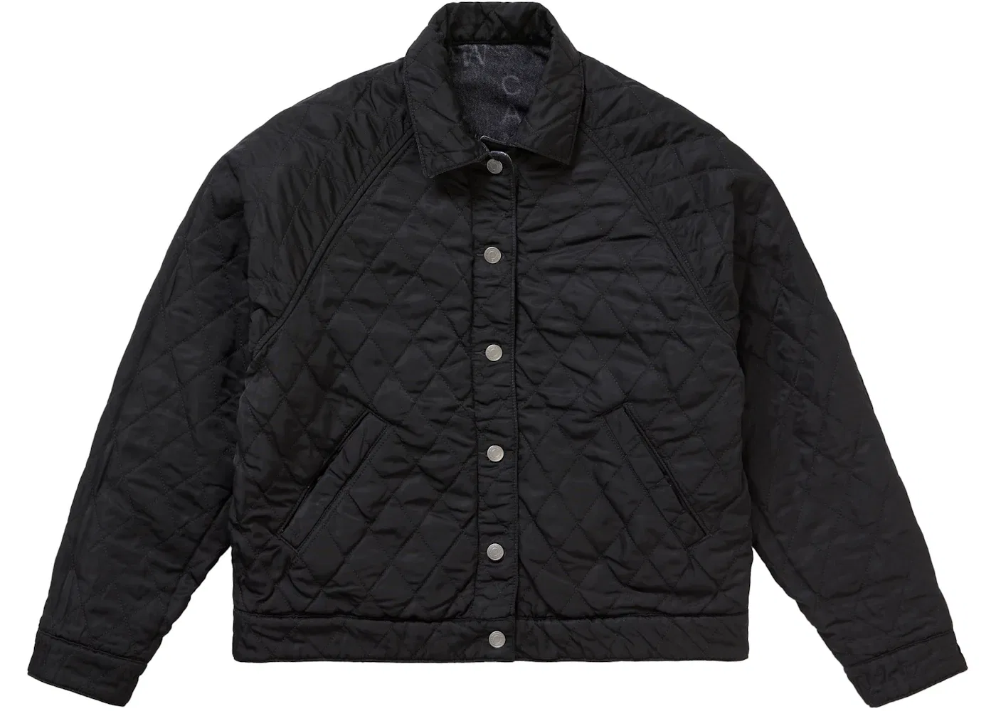 Мужская куртка-тракер с принтом Supreme Martine Rose Reversible Trucker Jacket, Black — фото 4