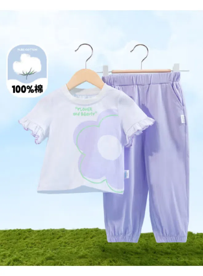Комплект из футболки и длинных брюк с защитой от комаров Bornbay, фиолетовый
