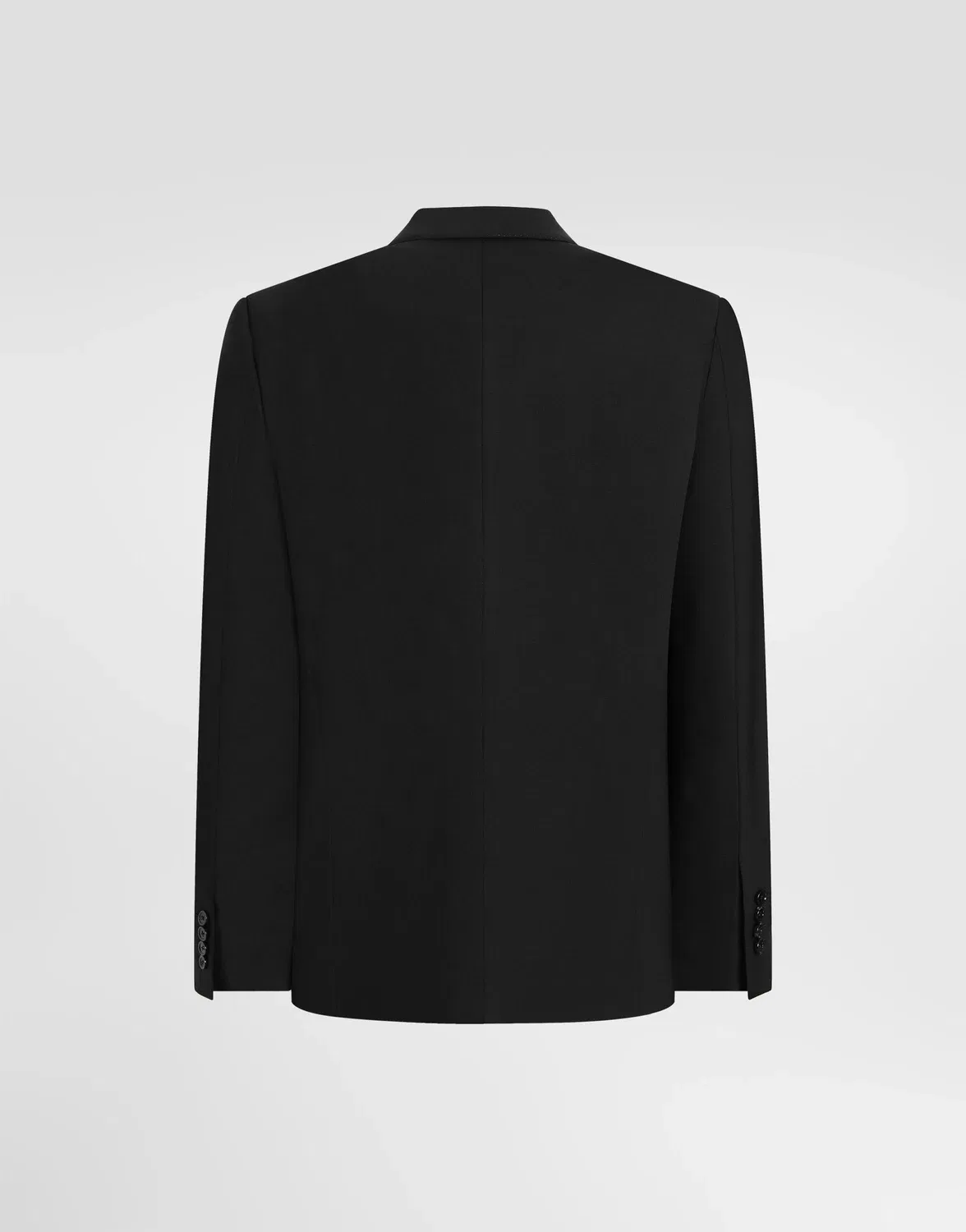 Легкая двубортная шерстяная куртка Sicilia Dolce & Gabbana, черный — фото 2