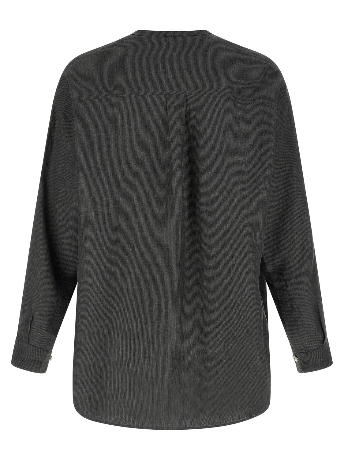 Мужская рубашка из льна La Chemise Pastro Jacquemus, Gray — фото 2