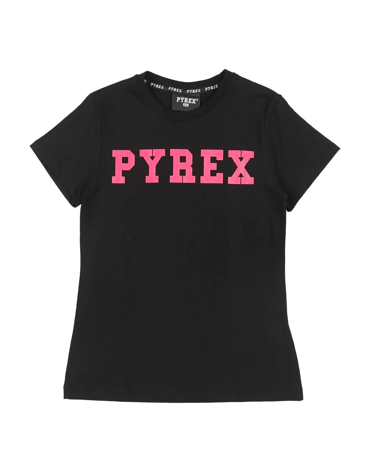 Детская футболка с принтом Pyrex, черный