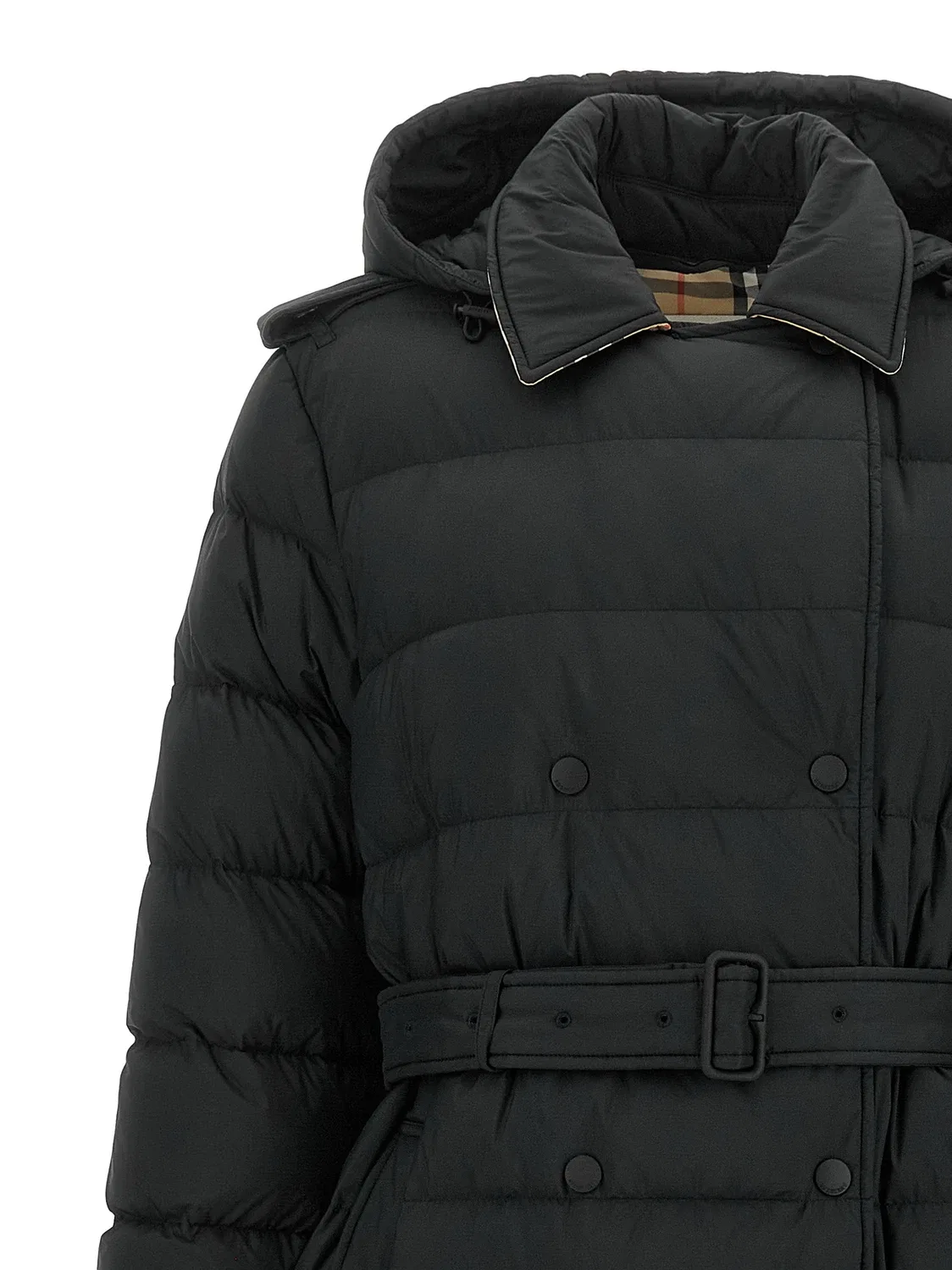 Пуховик "Kent" Burberry, черный — фото 4