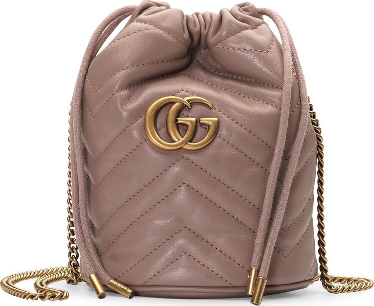Мини-сумка Gucci GG Marmont 2.0 "Фарфоровая Роза" — фото 2