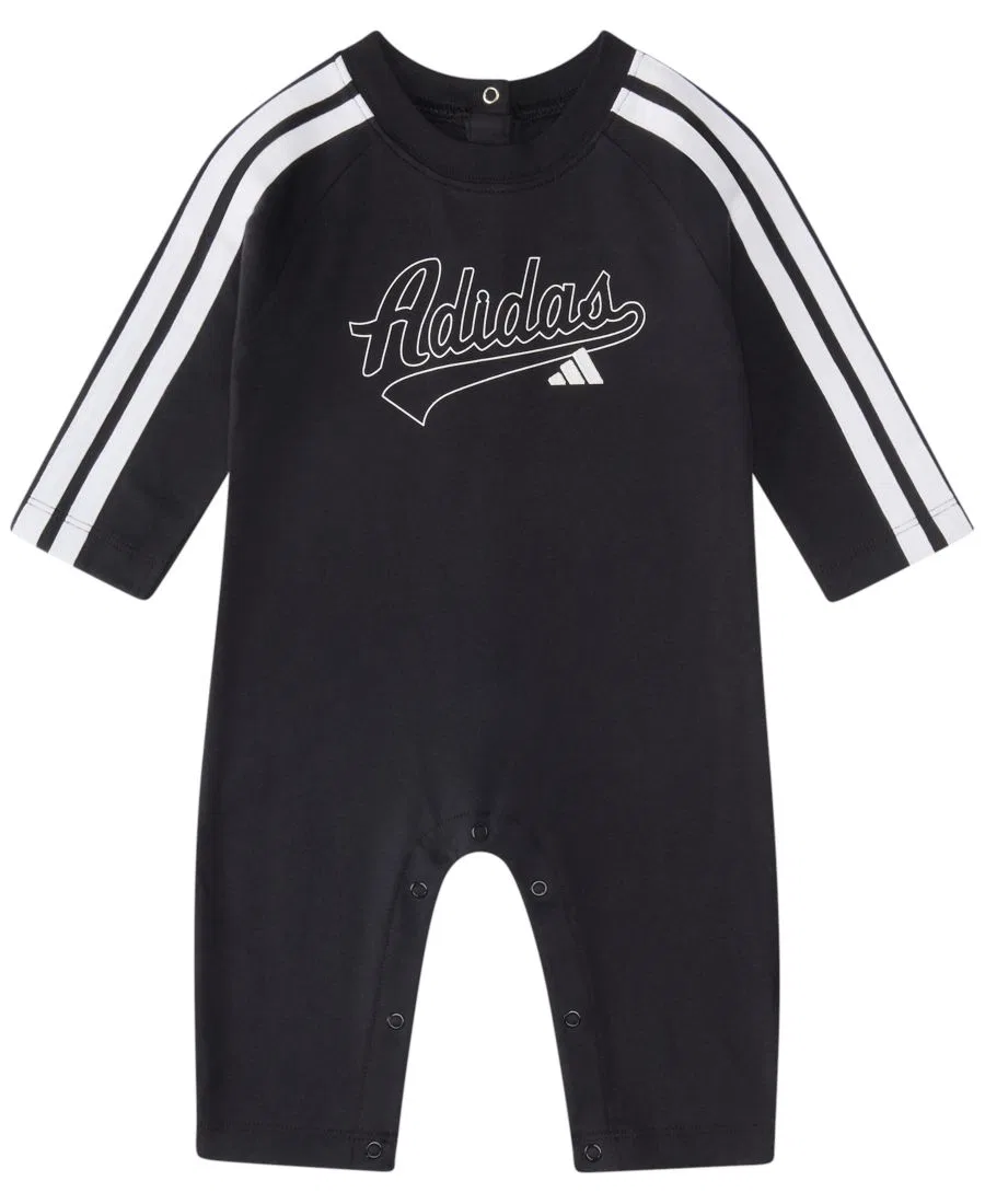 Комбинезон с длинным рукавом реглан Classic Raglan Long-Sleeve Coverall adidas, Black