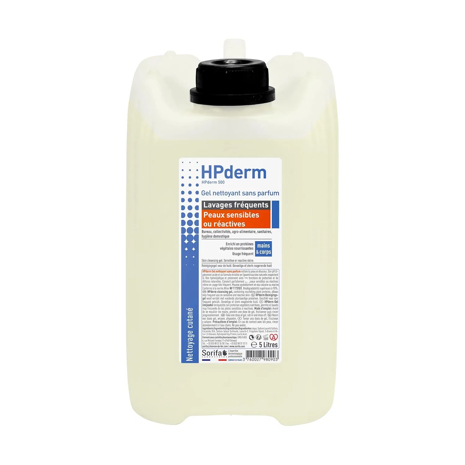 Очищающий гель для частого мытья SORIFA, 5000 мл