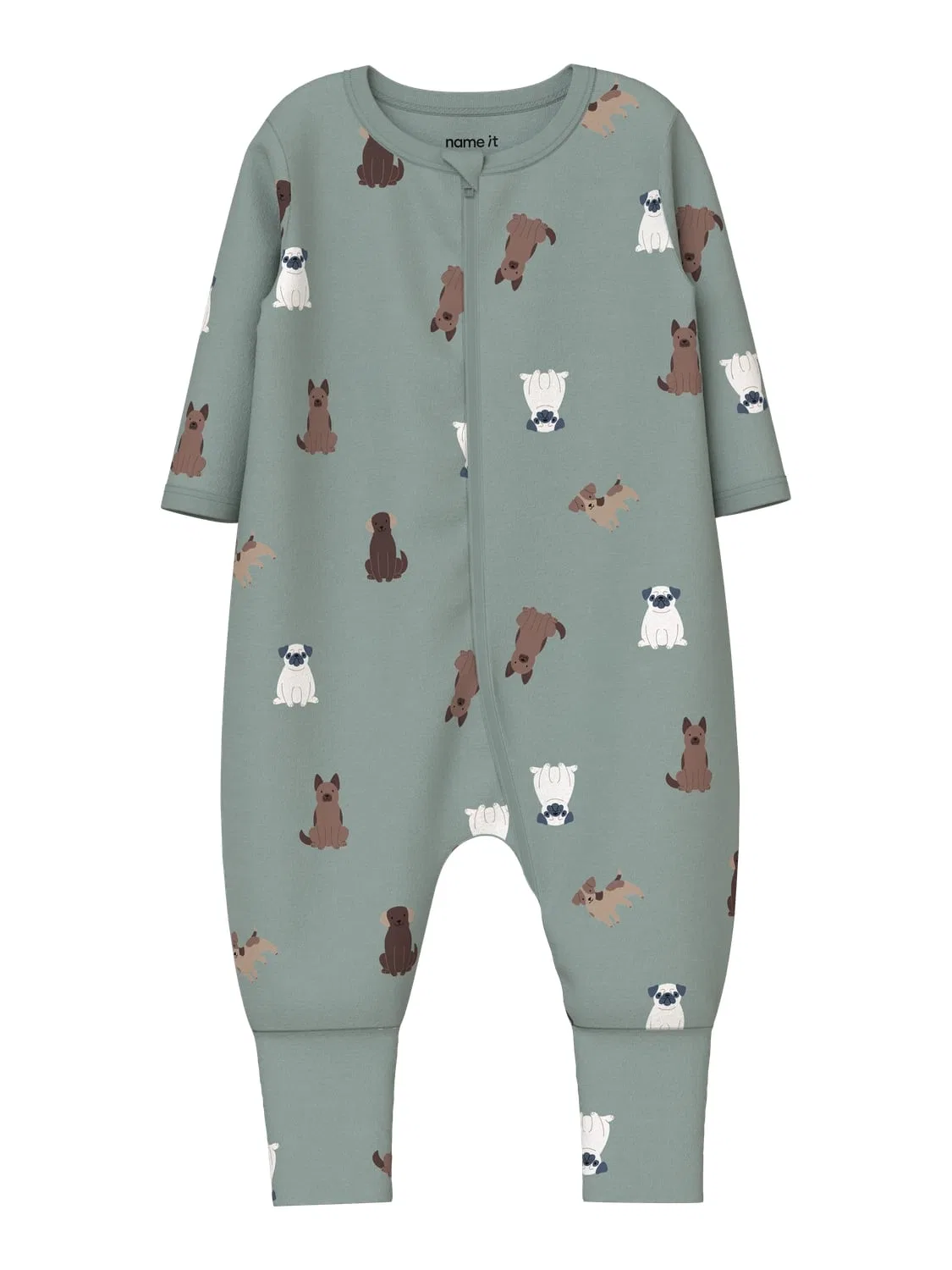 Комплект из 2 пижам-комбинезонов для сна Nbmnightsuit Name It, зеленый — фото 4