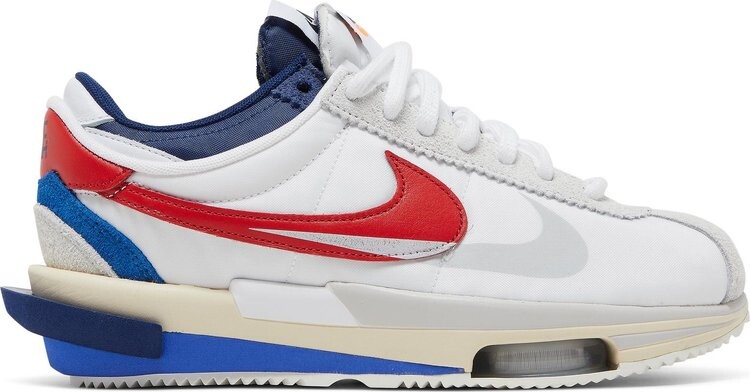 

Кроссовки Nike sacai x Zoom Cortez SP 'OG', белый, Белый;серый, Кроссовки Nike sacai x Zoom Cortez SP 'OG', белый
