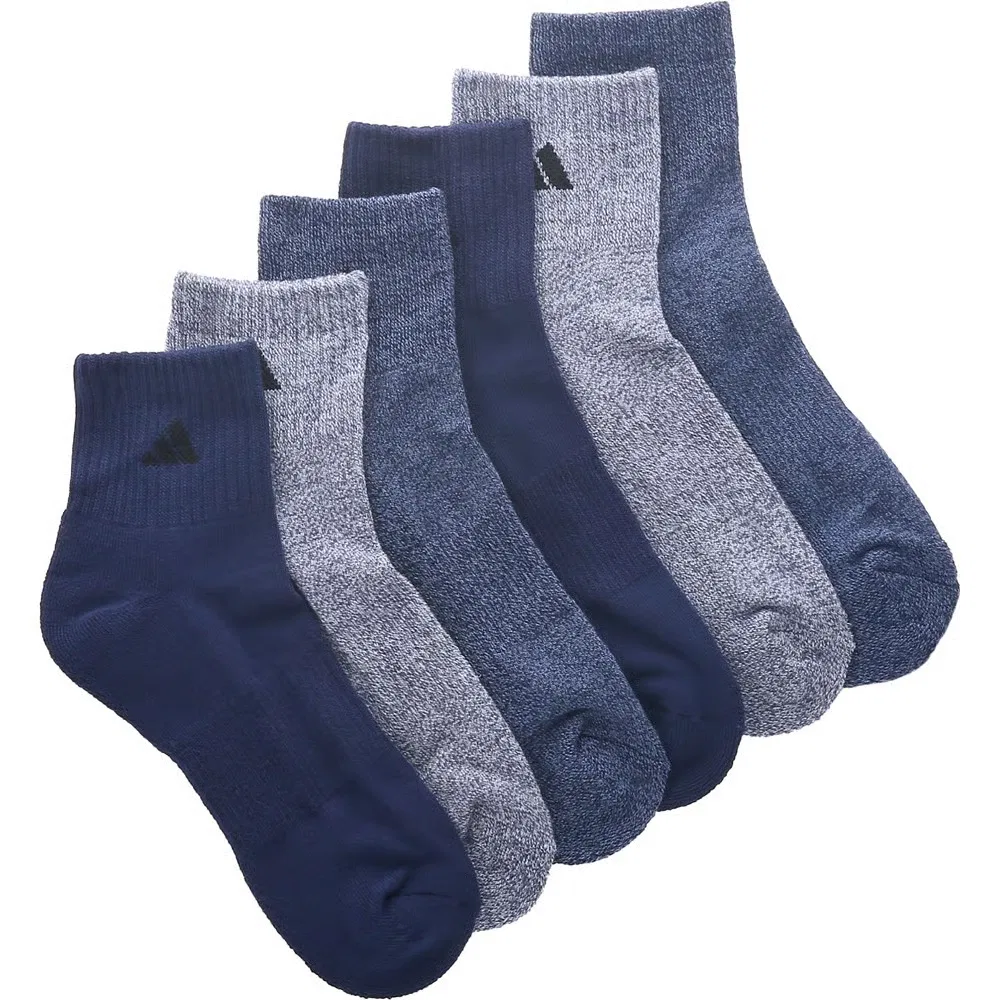 Мужские спортивные носки до щиколотки комплект из 6 пар Adidas, Navy Assorted