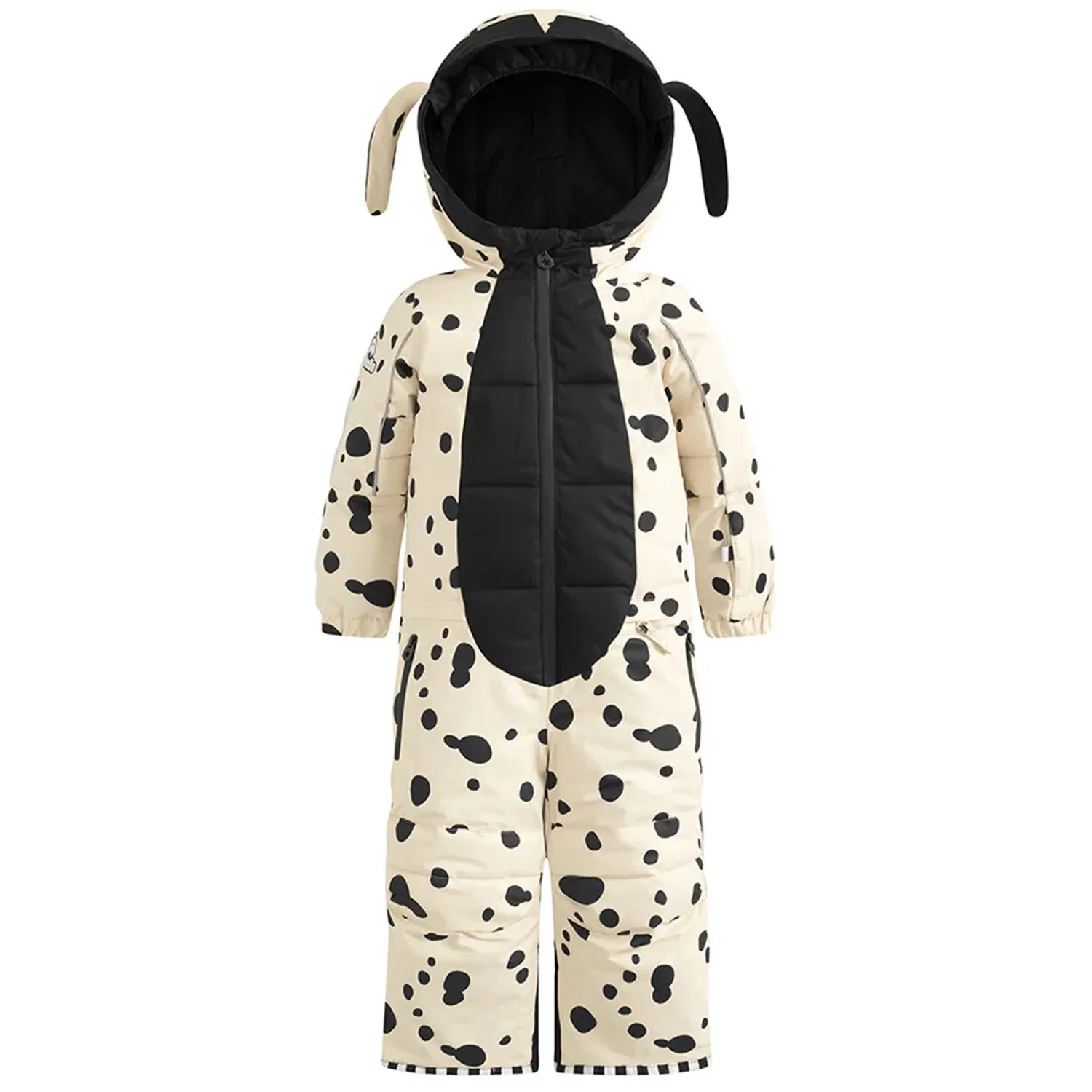 Детский комбинезон-снегокат с капюшоном и хвостом PUPPYDO WeeDo Funwear, Spots