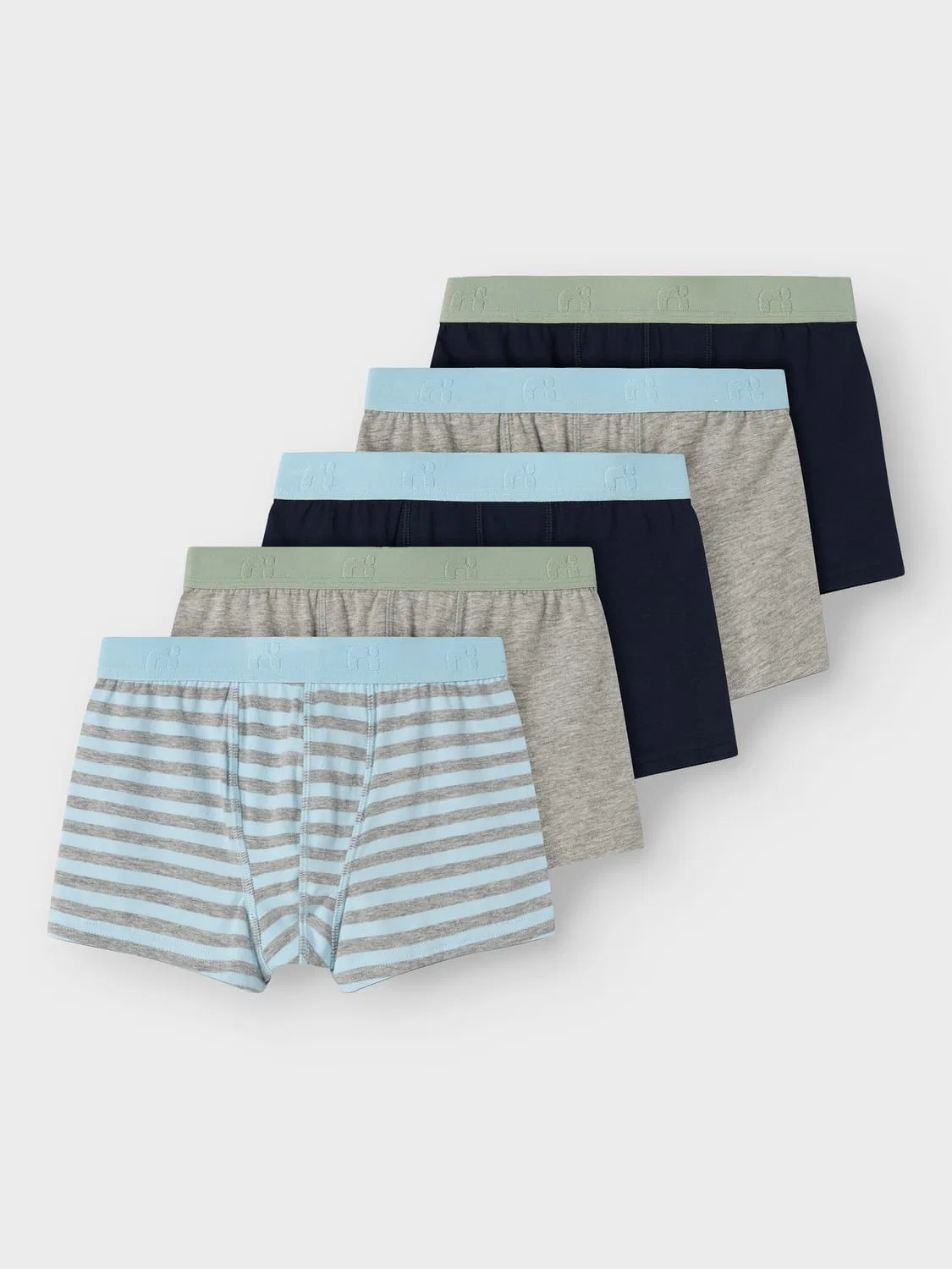 Боксеры комплект из 5 штук Nkmboxer Name It, бирюзовый — фото 4