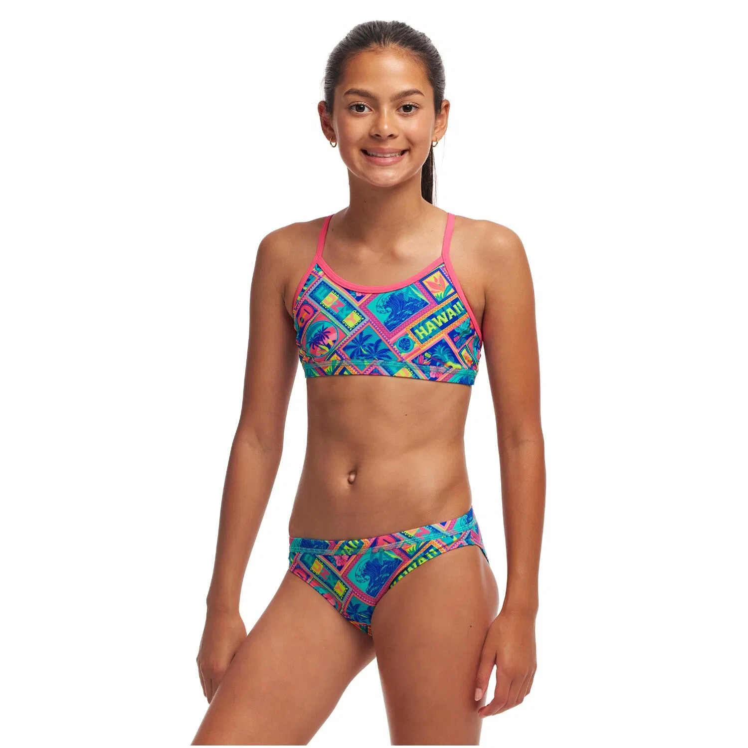 Детское бикини для девочек Coco Canel Funkita, Bunt — фото 4