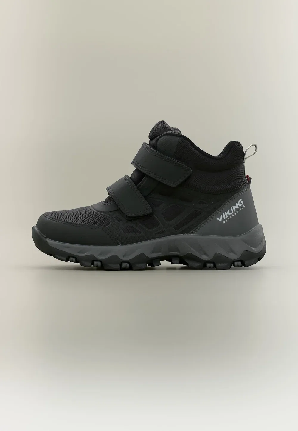 Кроссовки Track mid wp унисекс - высокие кроссовки Viking, Charcoal/Black