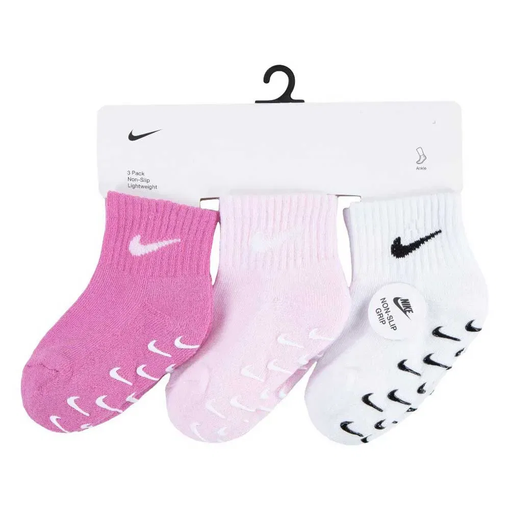 Носки спортивные короткие Gripper S 3 пары Nike, белый — фото 4