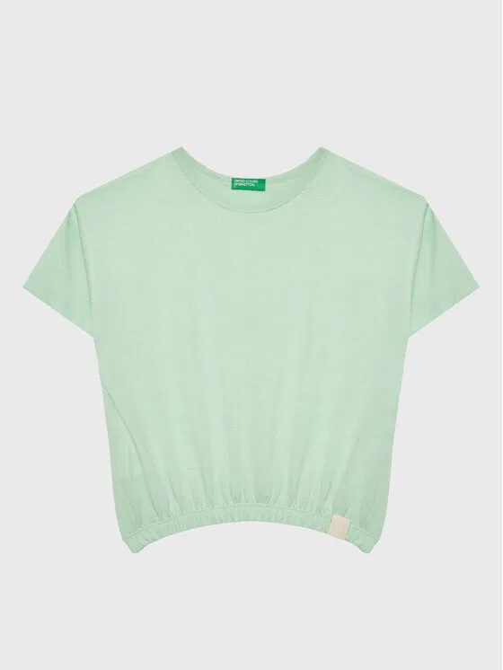 Футболка boxy fit United Colors Of Benetton, зеленый