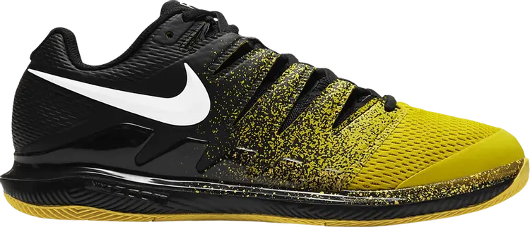 

Лимитированные кроссовки Nike Air Zoom Vapor X 'Black Speed Yellow Spray', черный