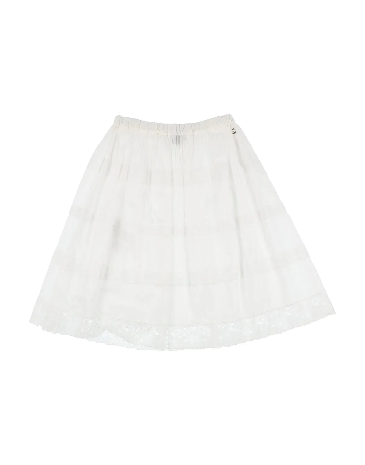 Детская юбка для девочек с кружевом Ermanno Scervino, белый