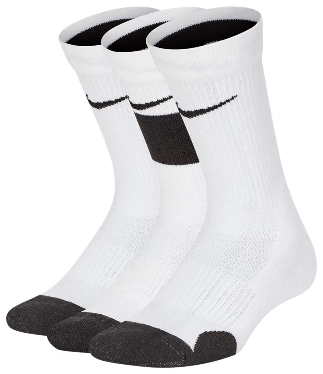 Носки для мальчиков 3 Pack Elite Crew Nike, белый/черный