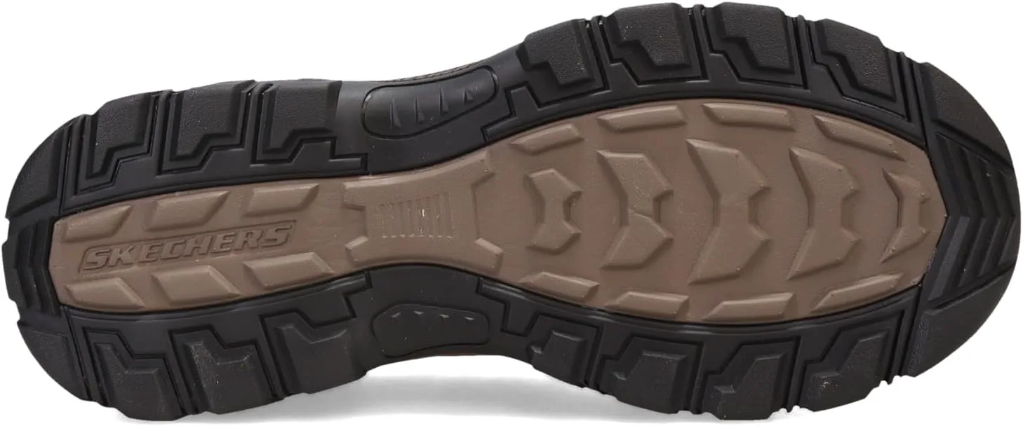 

Мужские слипоны Skechers USA Knowlson - Shore Thing с носком-мокасином из кожи и нейлоновыми шнурками