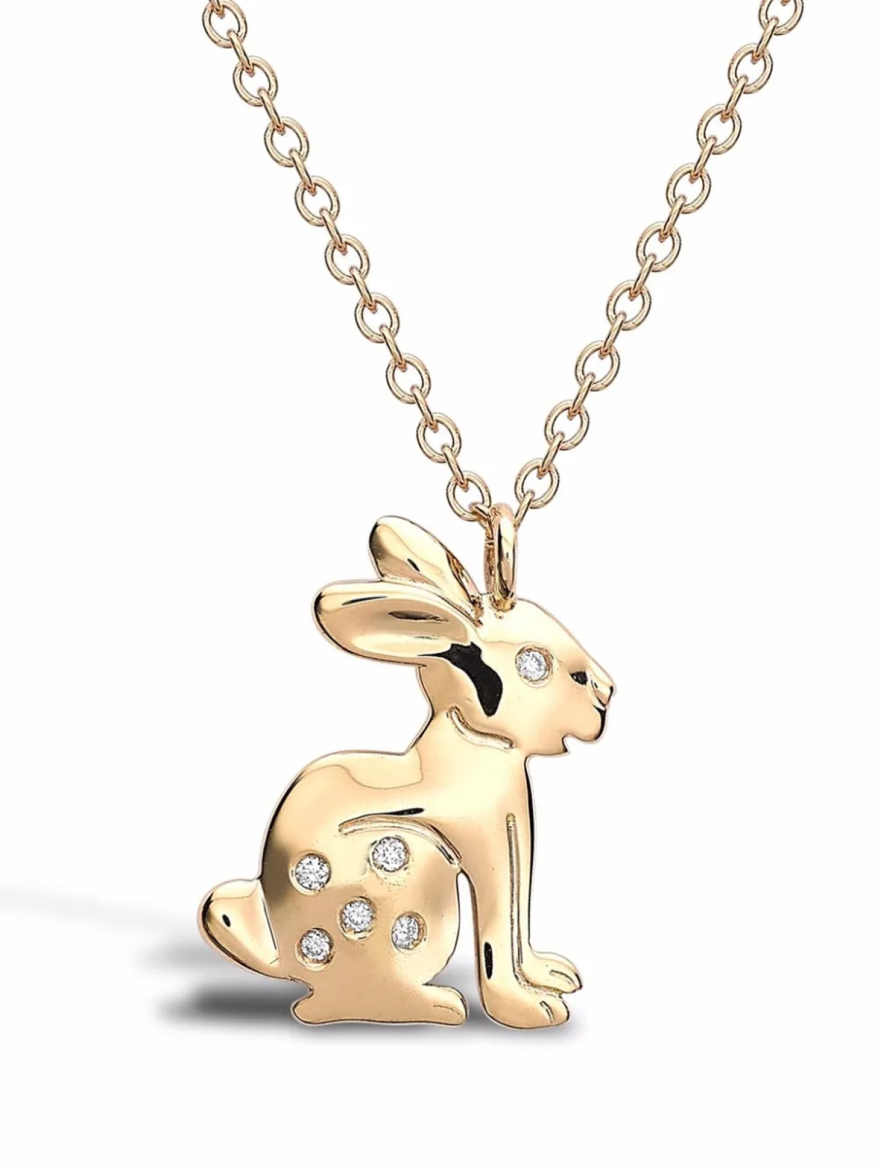 

Pragnell подвеска Zodiac Rabbit из желтого золота с бриллиантами, золотой