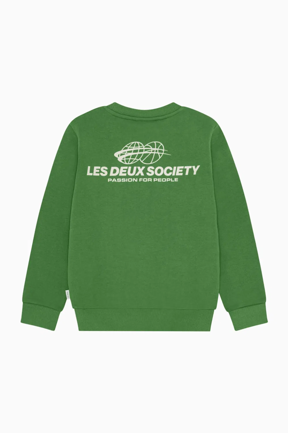 Свитшот с принтом Exhibition Les Deux Kids, зеленый — фото 2