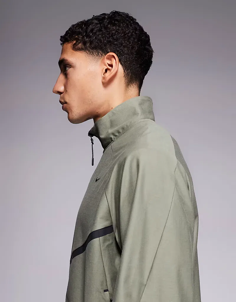 Куртка Nike Tech на молнии, хаки — фото 4
