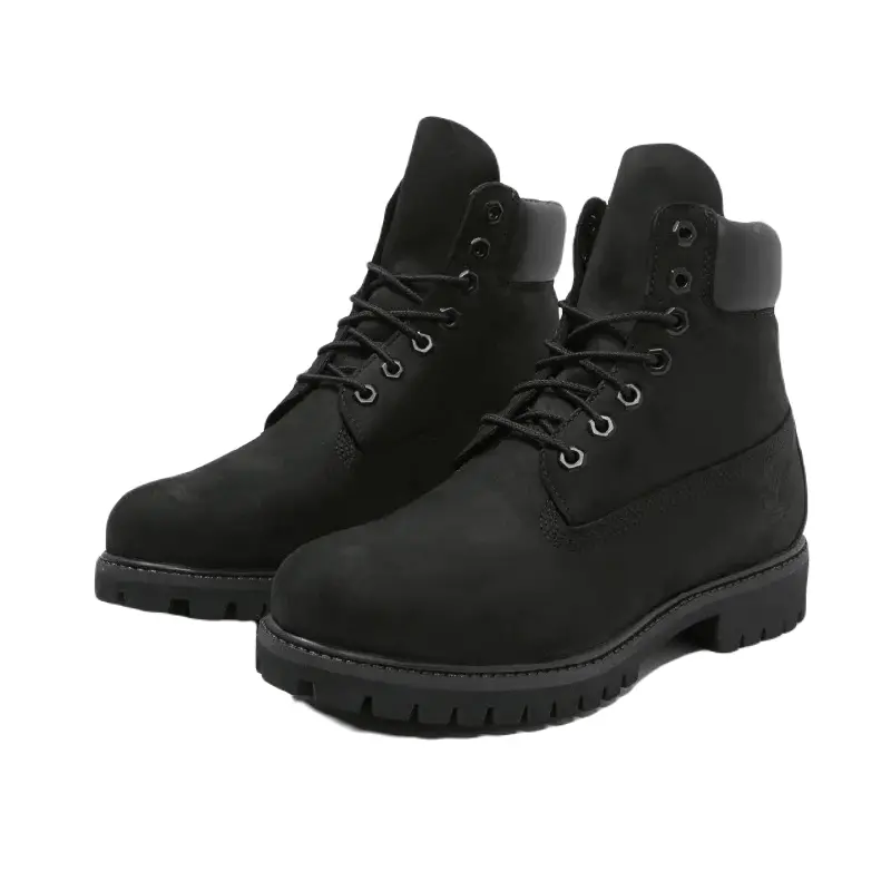 Ботинки мужские Timberland 6 Premium высокие со шнуровкой, черный — фото 3