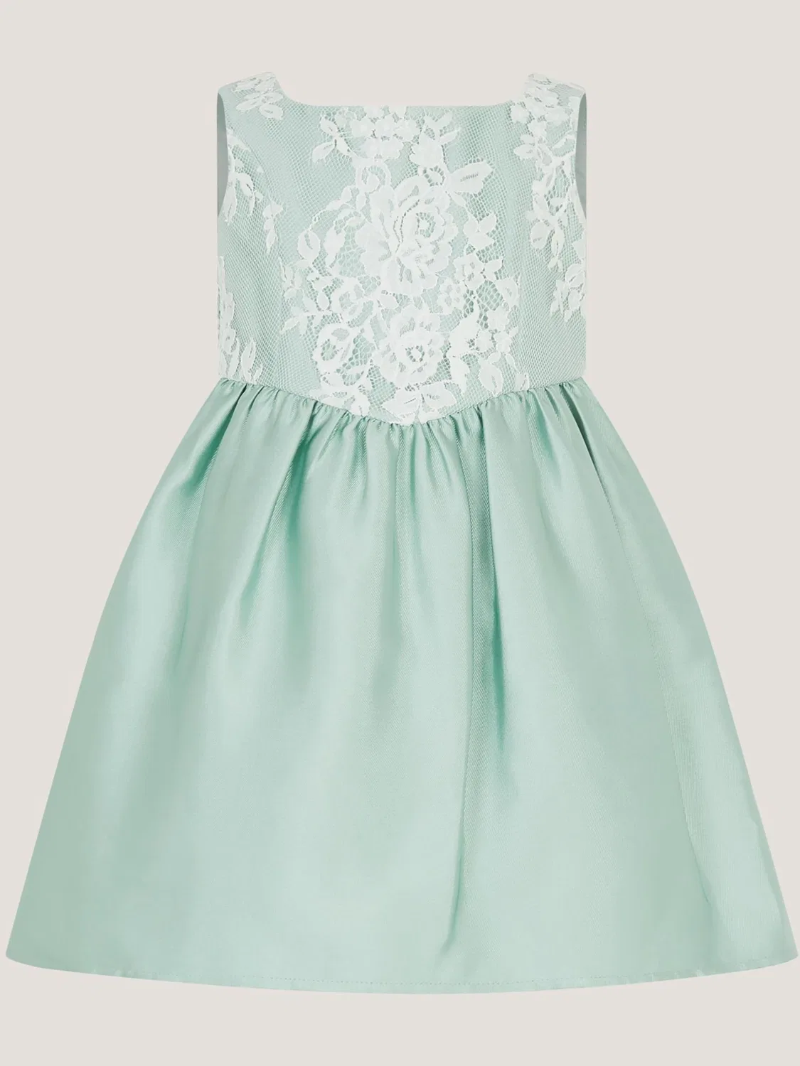 Платье принцессы с кружевным лифом Juno Monsoon, Sage Green