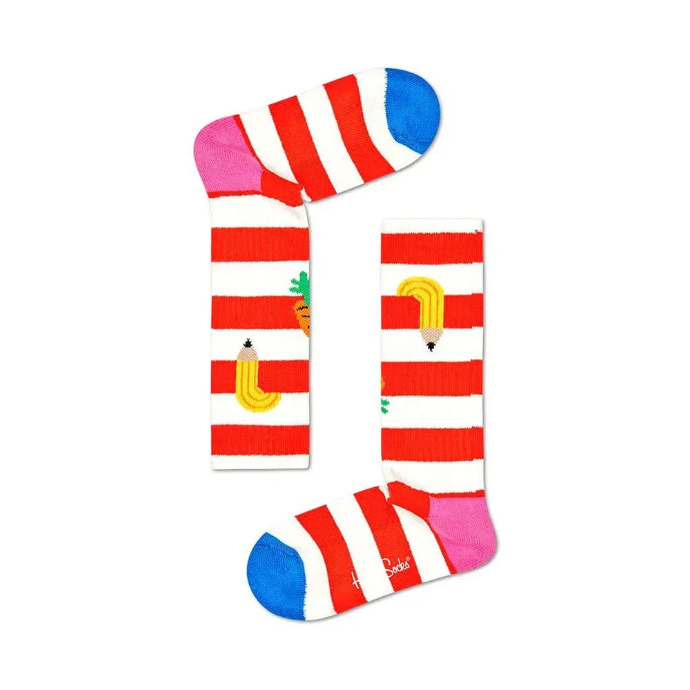 Носки Fruit Striped Rib Happy Socks, мультиколор
