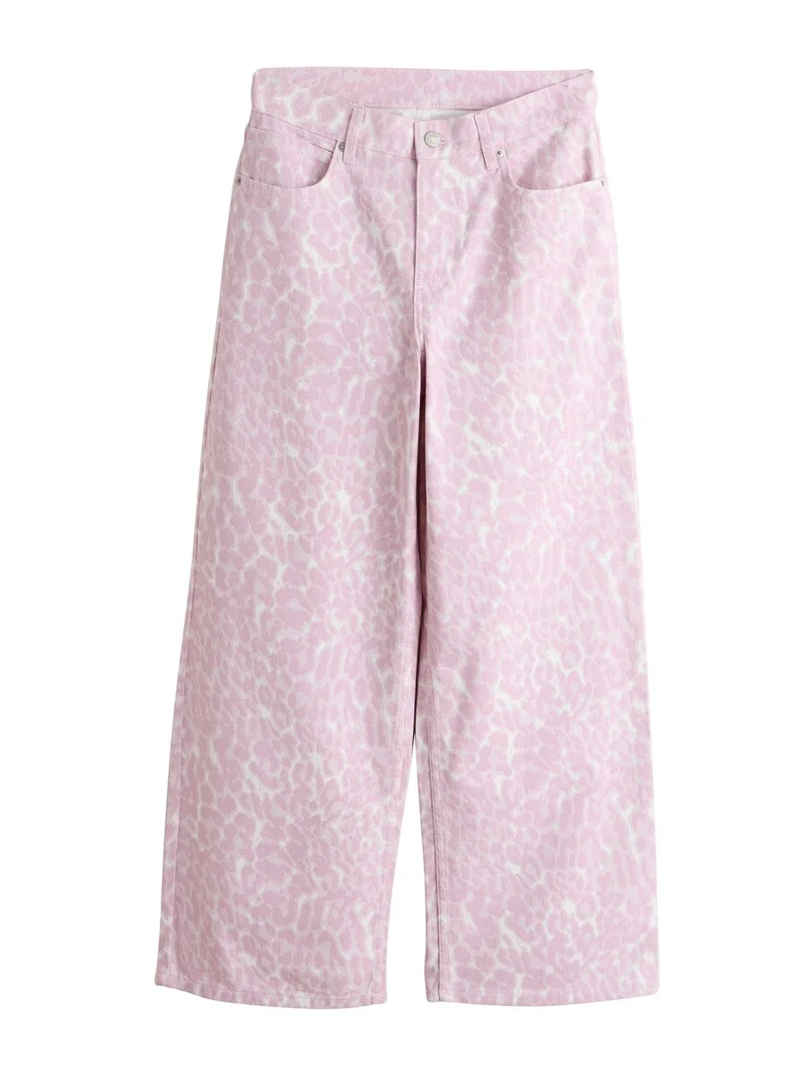 Джинсы Next Wide leg в розовом и приглушенно-розовом цвете