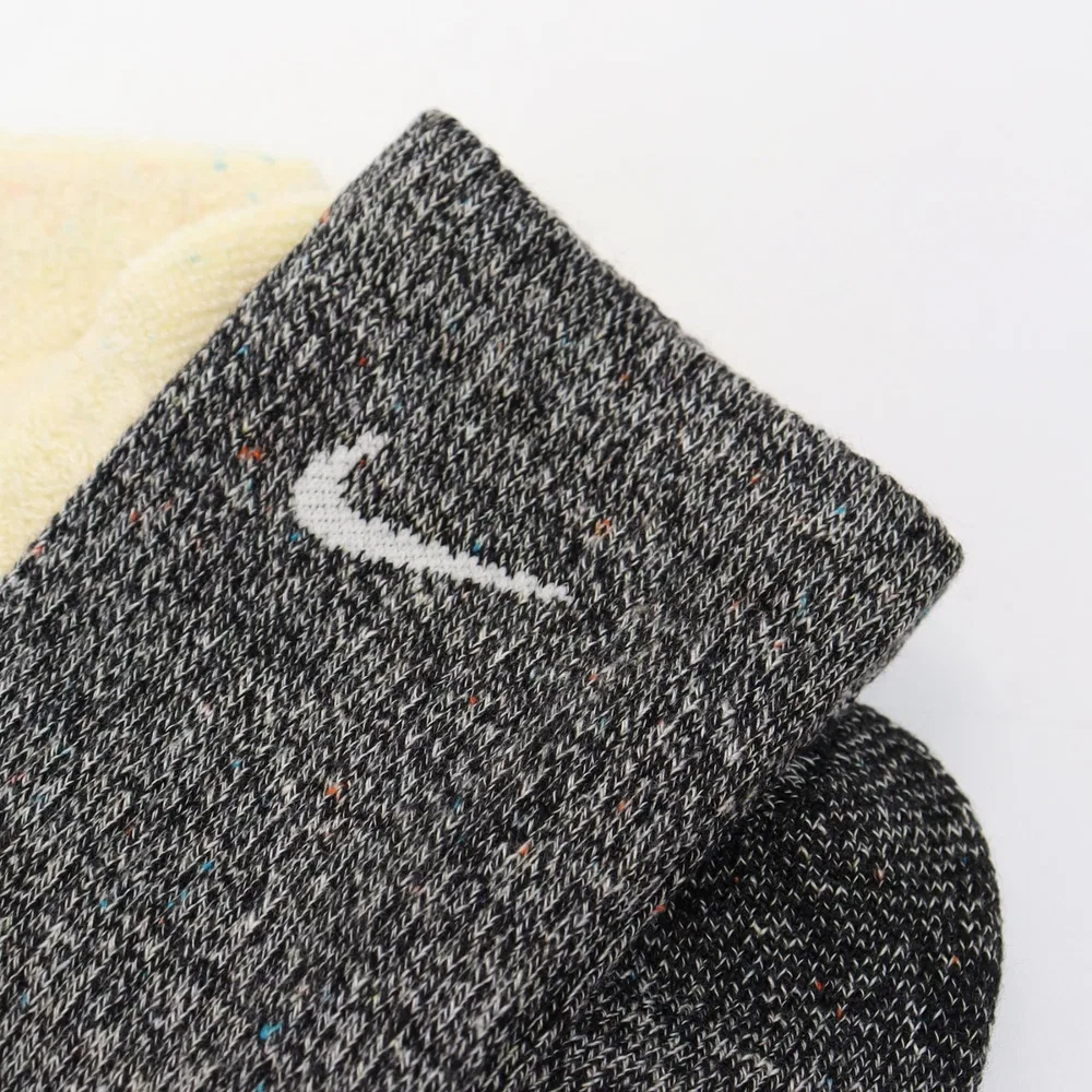 Мужские носки с длинным голенищем, 2 пары, Nike, Beige/Gray — фото 4