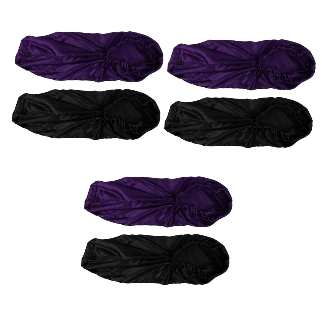 Набор ночных шапочек из сатина, 6 шт, FRCOLOR, 60.5x20 см