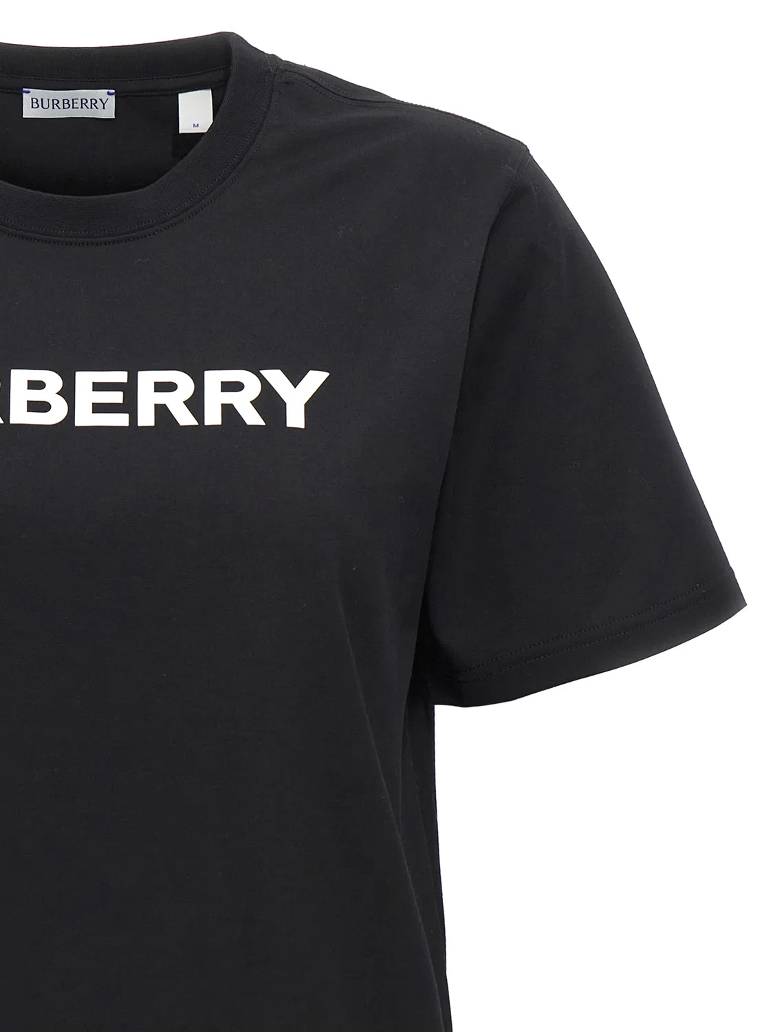 Женская футболка с принтом логотипа Bicolor Cotton T-Shirt Burberry, Bicolor — фото 3