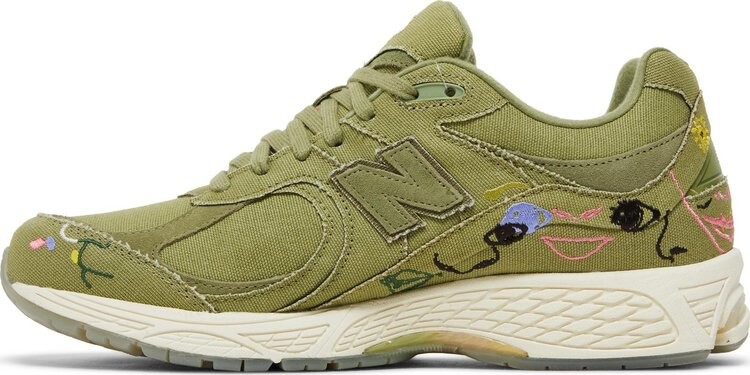 Кроссовки New Balance Bryant Giles x 2002R 'What Now?', зеленый — фото 4