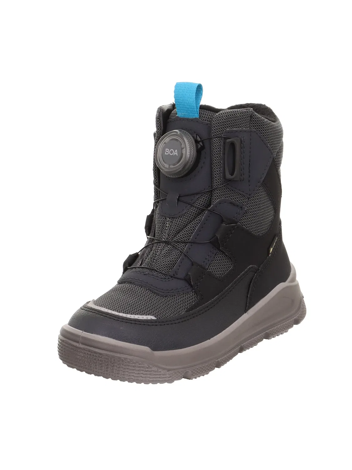 Детские снежные ботинки для девочек с закрытым носком Mars Warm Gefütterte Gore-tex Superfit, Grey Black 2000