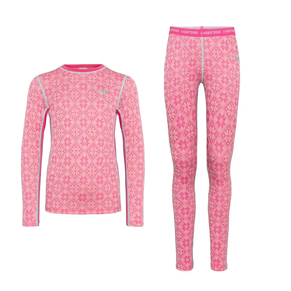 Комплект базового слоя Hennie Kari Traa, Bright Pink